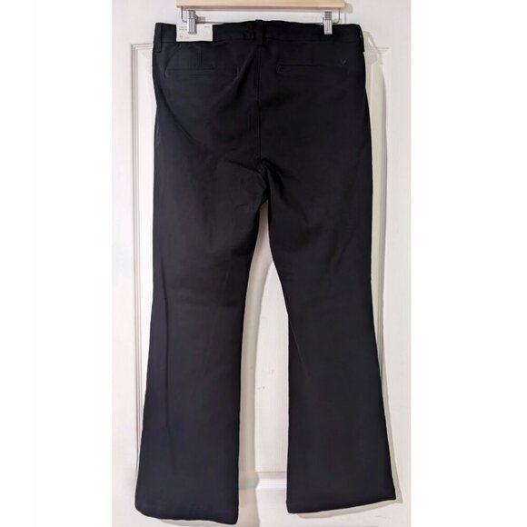 NWT AE | Stretch High-Waisted Kick Boot Trouser In Black (16/33W) - Picture 3 of 10